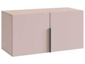 Антресоль двухдверная L800 Баско кашемир в Новом Уренгое - novyj-urengoj.mebel-tymen.ru | фото