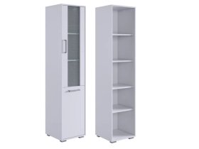 Стеллаж Лайт-2 белый/белый в Новом Уренгое - novyj-urengoj.mebel-tymen.ru | фото