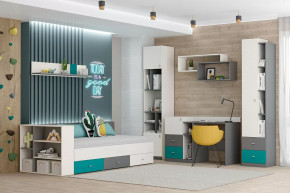 Детская Клео ОК-2, графит, миндаль, океан Диал в Новом Уренгое - novyj-urengoj.mebel-tymen.ru | фото