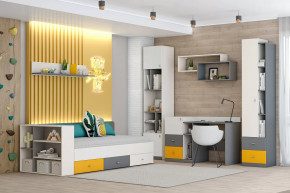 Детская Клео С-2, графит, миндаль, солнечный Диал в Новом Уренгое - novyj-urengoj.mebel-tymen.ru | фото