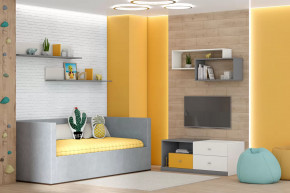 Детская Клео С-6, графит, миндаль, солнечный Диал в Новом Уренгое - novyj-urengoj.mebel-tymen.ru | фото