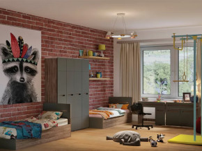 Детская Наоми графит нубук в Новом Уренгое - novyj-urengoj.mebel-tymen.ru | фото