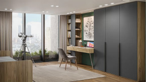 Детская «Порто» Яблоня Беллуно, Графит софт в Новом Уренгое - novyj-urengoj.mebel-tymen.ru | фото