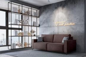 Диван-кровать "Кляйн" дымчато-розовый в Новом Уренгое - novyj-urengoj.mebel-tymen.ru | фото