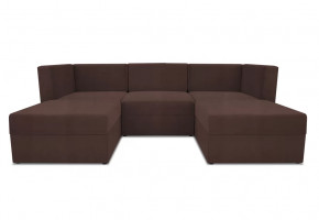 Диван модульный угловой Бергамо пять секций Dream Chocolate кат. 3 в Новом Уренгое - novyj-urengoj.mebel-tymen.ru | фото