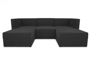 Диван модульный угловой Бергамо пять секций Dream Grafit кат. 3 в Новом Уренгое - novyj-urengoj.mebel-tymen.ru | фото