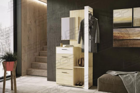 Гарнитур для прихожей Росс (дуб крафт золотойбелый шагрень) в Новом Уренгое - novyj-urengoj.mebel-tymen.ru | фото