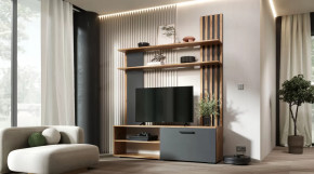 Гостиная Каролина Дуб Вотан/Графит в Новом Уренгое - novyj-urengoj.mebel-tymen.ru | фото