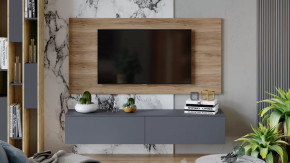 Гостиная «Порто» №7 Яблоня Беллуно, Графит софт в Новом Уренгое - novyj-urengoj.mebel-tymen.ru | фото