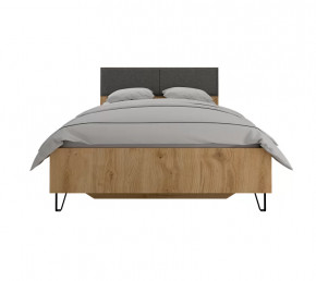 GRACE кровать LOZ120х200 (Дуб наварра/Графит) в Новом Уренгое - novyj-urengoj.mebel-tymen.ru | фото