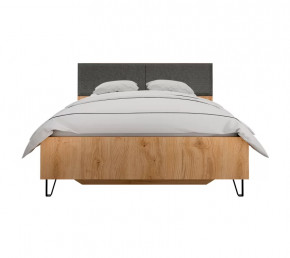 GRACE кровать LOZ160х200 (Дуб наварра/ Графит) в Новом Уренгое - novyj-urengoj.mebel-tymen.ru | фото