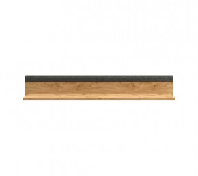 GRACE полка POL140 (Дуб наварра/Графит) в Новом Уренгое - novyj-urengoj.mebel-tymen.ru | фото