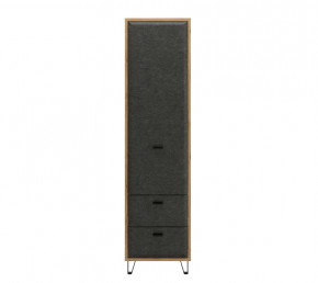 GRACE шкаф REG1D2S (Дуб наварра/Графит) в Новом Уренгое - novyj-urengoj.mebel-tymen.ru | фото