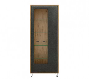 GRACE шкаф REG2W (Дуб наварра/Графит) в Новом Уренгое - novyj-urengoj.mebel-tymen.ru | фото