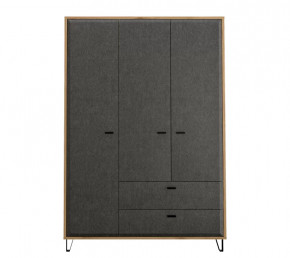 GRACE шкаф SZF3D2S (Дуб наварра/Графит) в Новом Уренгое - novyj-urengoj.mebel-tymen.ru | фото