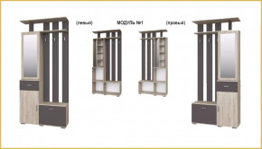 "ИМИДЖ" модуль №01, шкаф-вешалка с зеркалом в Новом Уренгое - novyj-urengoj.mebel-tymen.ru | фото