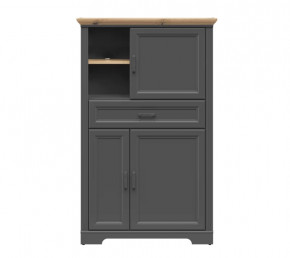 JASMIN шкаф REG3D1S (Графит/ Дуб артизан) в Новом Уренгое - novyj-urengoj.mebel-tymen.ru | фото