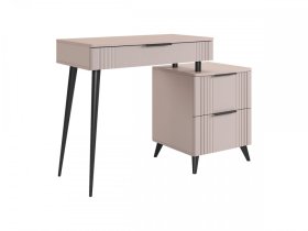 Туалетный столик (без зеркала) Катрин кашемир/фрапучино матовый в Новом Уренгое - novyj-urengoj.mebel-tymen.ru | фото