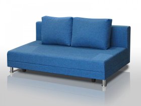 Диван Комфорт Лайт без подлокотников 2 подушки denim в Новом Уренгое - novyj-urengoj.mebel-tymen.ru | фото