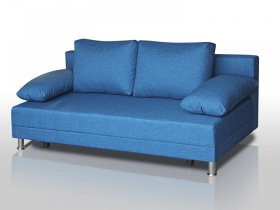 Диван Комфорт без подлокотников 4 подушки denim в Новом Уренгое - novyj-urengoj.mebel-tymen.ru | фото