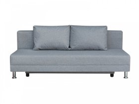 Диван Комфорт Лайт без подлокотников 2 подушки грей в Новом Уренгое - novyj-urengoj.mebel-tymen.ru | фото