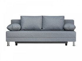 Диван Комфорт без подлокотников 4 подушки грей в Новом Уренгое - novyj-urengoj.mebel-tymen.ru | фото