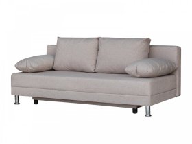 Диван Комфорт без подлокотников 4 подушки кэмел в Новом Уренгое - novyj-urengoj.mebel-tymen.ru | фото