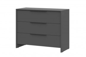 Комод 3 ящика Камелия 1 Серия 2, графит в Новом Уренгое - novyj-urengoj.mebel-tymen.ru | фото