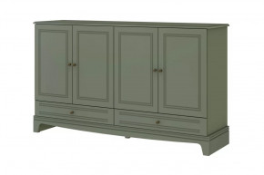 Комод 4 двери + 2 ящика Лорето Лак Зелёный самшит в Новом Уренгое - novyj-urengoj.mebel-tymen.ru | фото