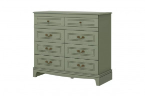 Комод 8 ящиков Лорето Лак Зелёный самшит в Новом Уренгое - novyj-urengoj.mebel-tymen.ru | фото