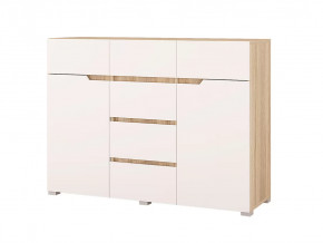 Комод Анталия 1200 Сонома-Белый софт в Новом Уренгое - novyj-urengoj.mebel-tymen.ru | фото
