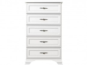 Комод Kentaki S320-KOM5S белый в Новом Уренгое - novyj-urengoj.mebel-tymen.ru | фото