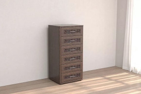 Комод Кэт-4 6 ящиков Венге Диал в Новом Уренгое - novyj-urengoj.mebel-tymen.ru | фото