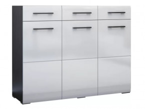 Комод Ненси Венге-Белый глянец в Новом Уренгое - novyj-urengoj.mebel-tymen.ru | фото