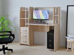 Компьютерный стол КЛ №6.3 Дуб баррик в Новом Уренгое - novyj-urengoj.mebel-tymen.ru | фото