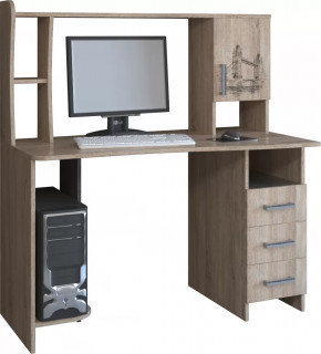 Компьютерный стол КЛ №6.4 Дуб баррик в Новом Уренгое - novyj-urengoj.mebel-tymen.ru | фото