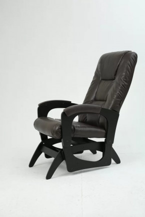 Кресло маятниковое Леон экокожа венге в Новом Уренгое - novyj-urengoj.mebel-tymen.ru | фото