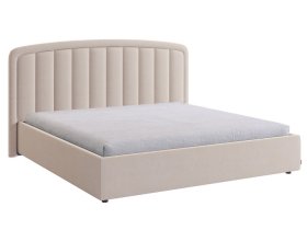 Кровать с подъемным механизмом Сиена 2 180х200 см крем (велюр) в Новом Уренгое - novyj-urengoj.mebel-tymen.ru | фото
