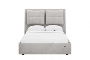 Кровать 1400 Эстер 311 Велюр Ультра Смог в Новом Уренгое - novyj-urengoj.mebel-tymen.ru | фото