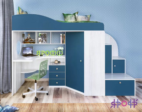 Кровать-чердак Кадет-1 Ярофф в Новом Уренгое - novyj-urengoj.mebel-tymen.ru | фото