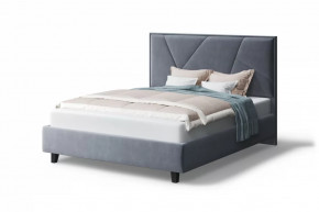 Кровать Ингрид, 1200*2000 мм, на опорах, серый в Новом Уренгое - novyj-urengoj.mebel-tymen.ru | фото