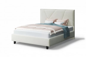 Кровать Ингрид, 1400*2000 мм, на опорах, серо-белый в Новом Уренгое - novyj-urengoj.mebel-tymen.ru | фото