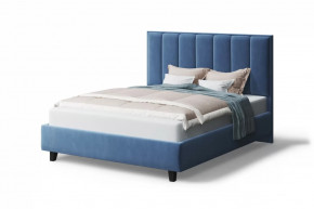 Кровать Лина, 1600*2000 мм, на опорах, синий в Новом Уренгое - novyj-urengoj.mebel-tymen.ru | фото