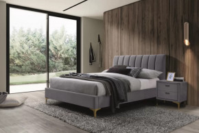 Кровать Рошаль 1800 Серый в Новом Уренгое - novyj-urengoj.mebel-tymen.ru | фото
