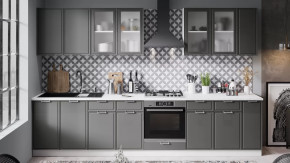 Кухонный гарнитур «Белладжио» №2 Белый, Софт графит в Новом Уренгое - novyj-urengoj.mebel-tymen.ru | фото