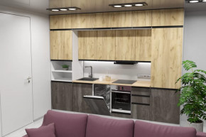 Кухонный гарнитур Сапфир экстра 3000 мм в Новом Уренгое - novyj-urengoj.mebel-tymen.ru | фото