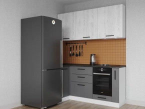 Кухонный гарнитур угловой Санторини-1000х1800 МДФ столешница 38 мм в Новом Уренгое - novyj-urengoj.mebel-tymen.ru | фото