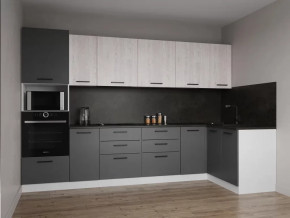 Кухонный гарнитур угловой Санторини-3200х1400 МДФ столешница 38 мм в Новом Уренгое - novyj-urengoj.mebel-tymen.ru | фото