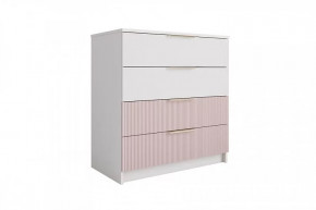 ЛАВИС КМД 800.1 Комод 4ящ (ш800*г450*в860мм), белый в Новом Уренгое - novyj-urengoj.mebel-tymen.ru | фото