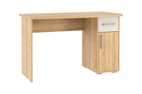 Стол компьютерный 1200 Лайт-1 дуб сонома/белый в Новом Уренгое - novyj-urengoj.mebel-tymen.ru | фото